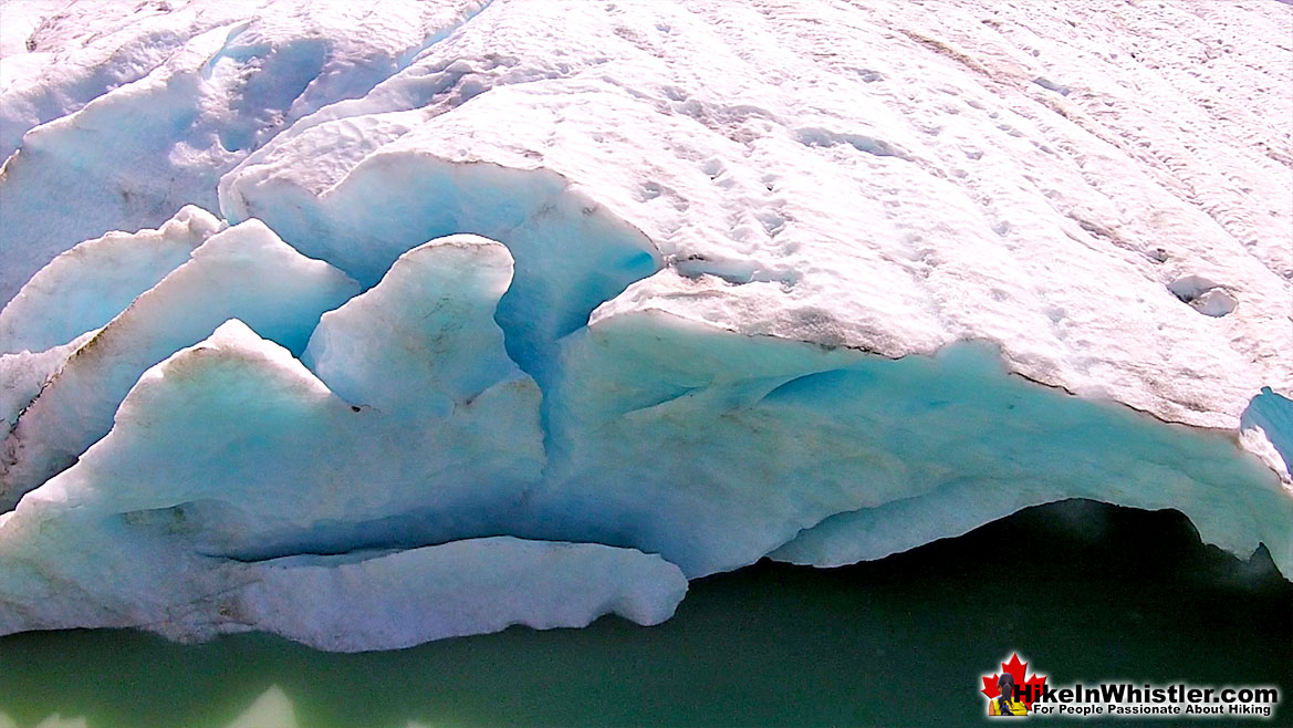 Ablation Zone Aerial Wedgemount Glacier