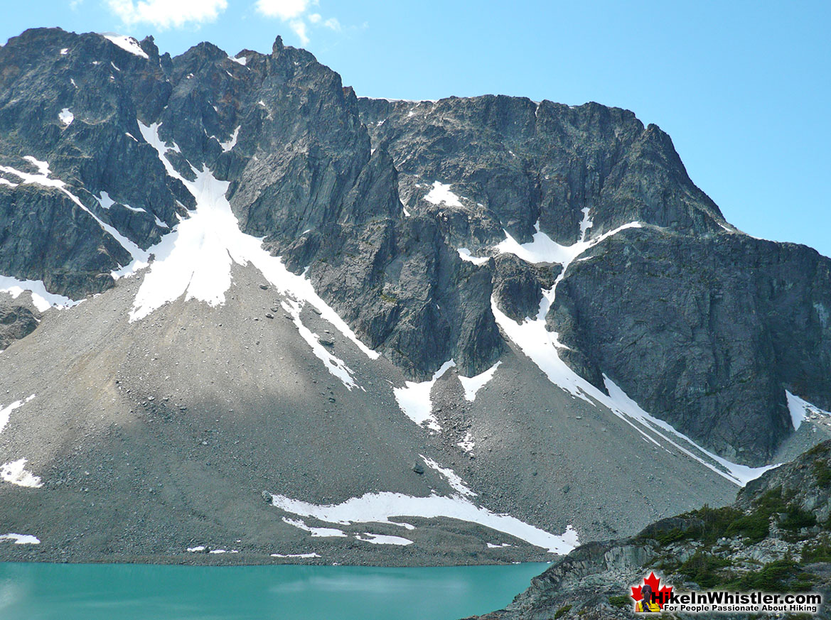 Wedgemount Lake View of the Rethel Aiguille