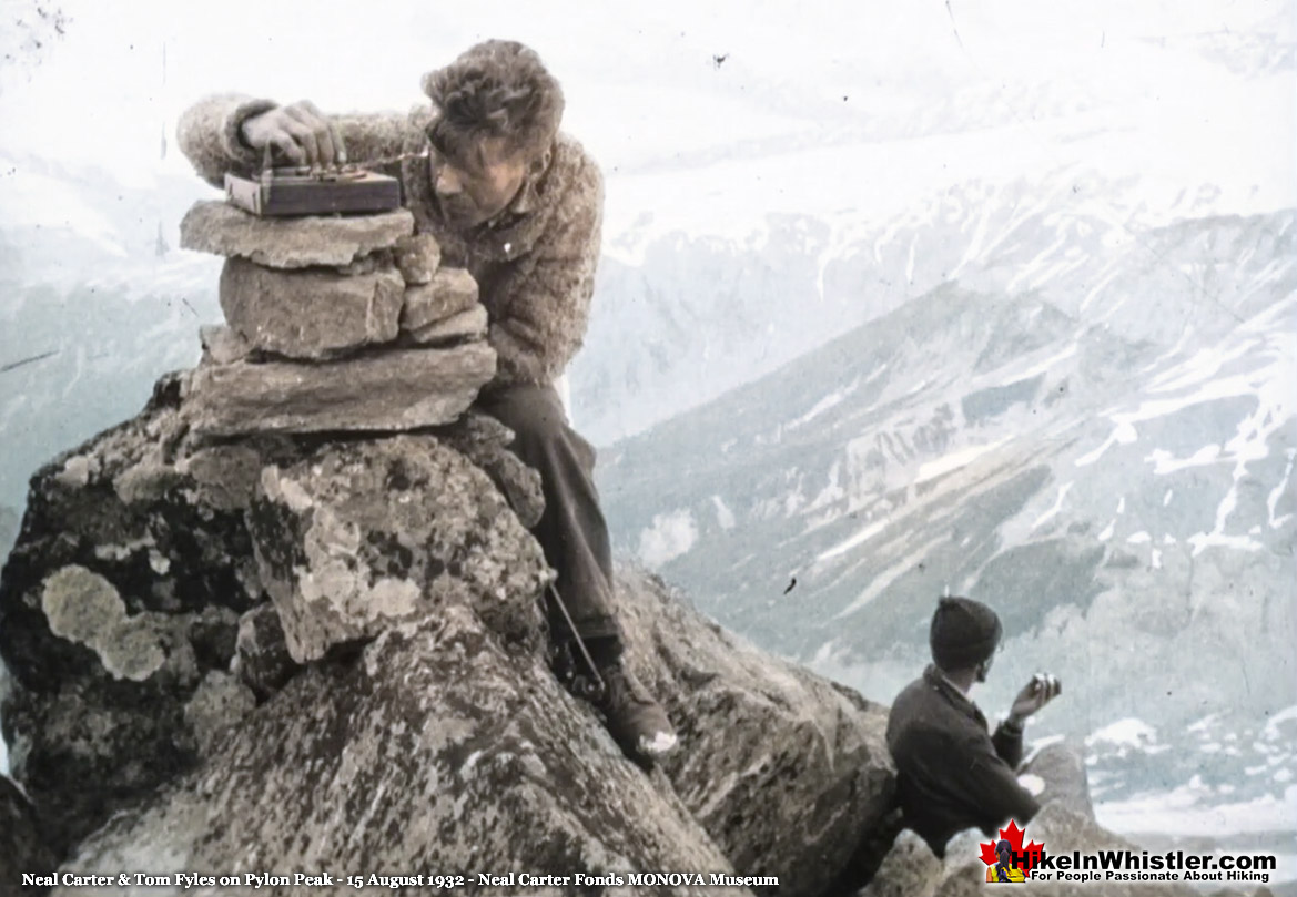 Neal Carter and Tom Fyles Pylon Peak 15 August 1932