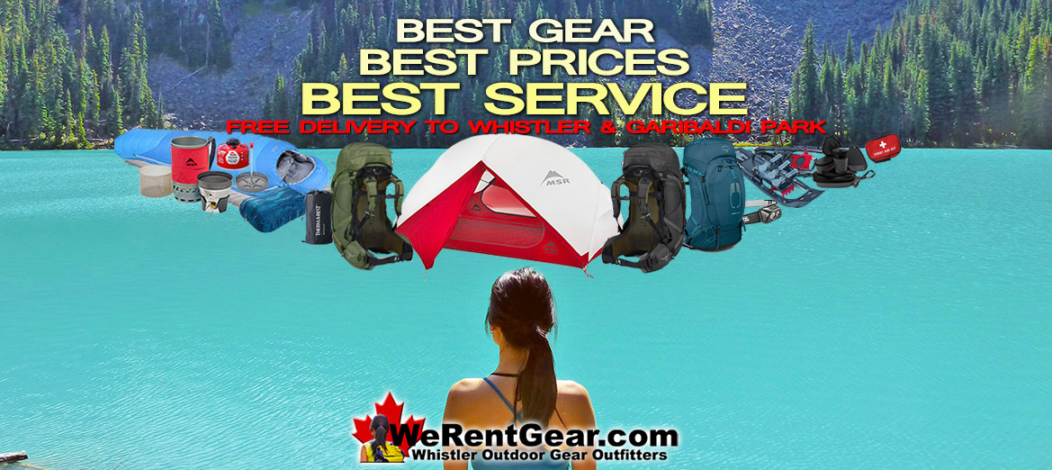 Garibaldi Park Camping Gear Rental