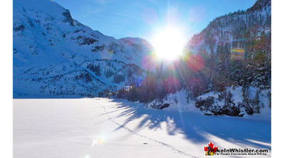 Joffre Lakes in March