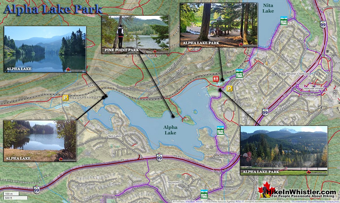 Alpha Lake Park Map