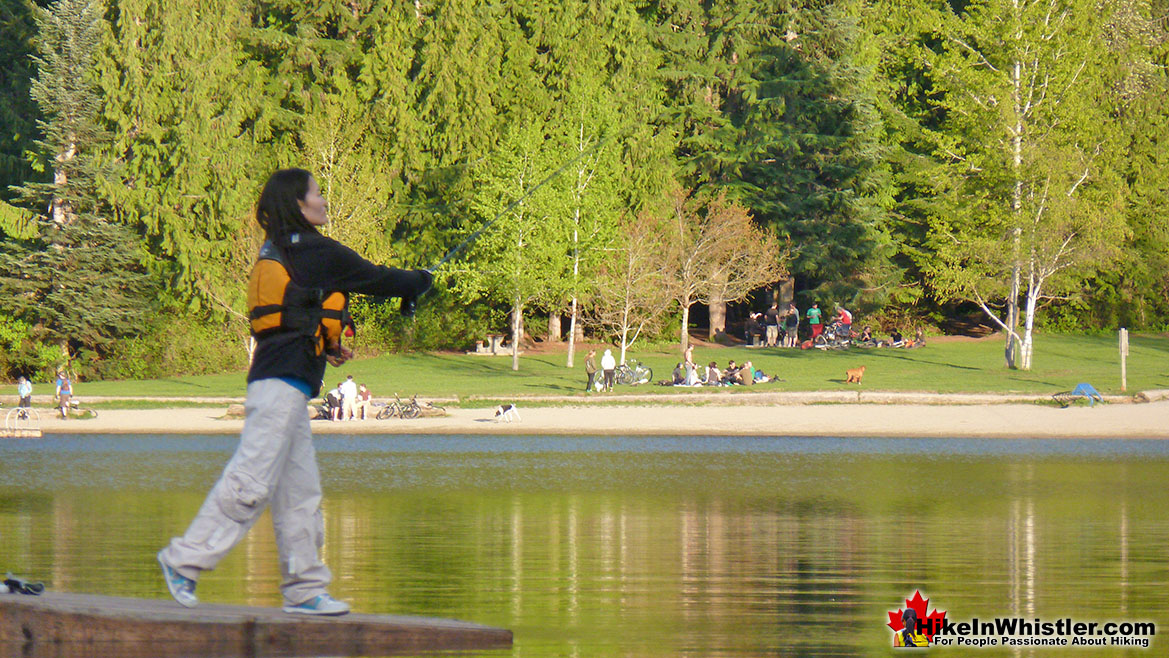 Best Whistler Parks - Lost Lake Fishing