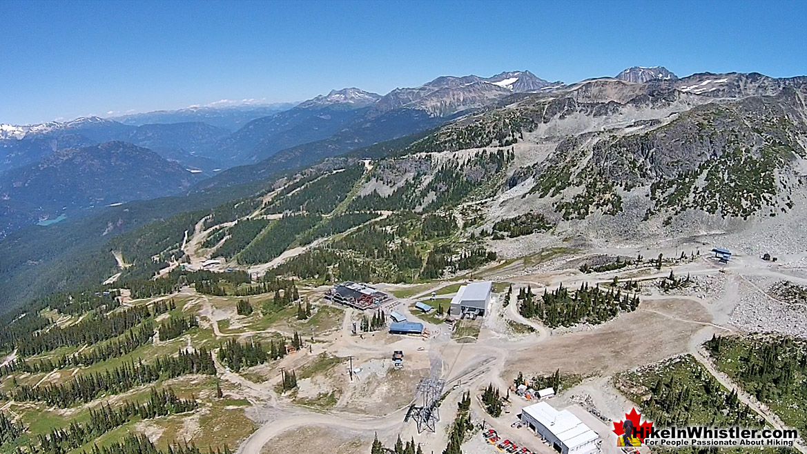 Blackcomb Mountain Aerial View of Rendezvous Lodge