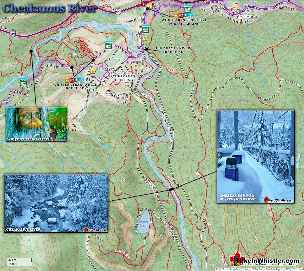 Cheakamus River Snowshoe Map v6a