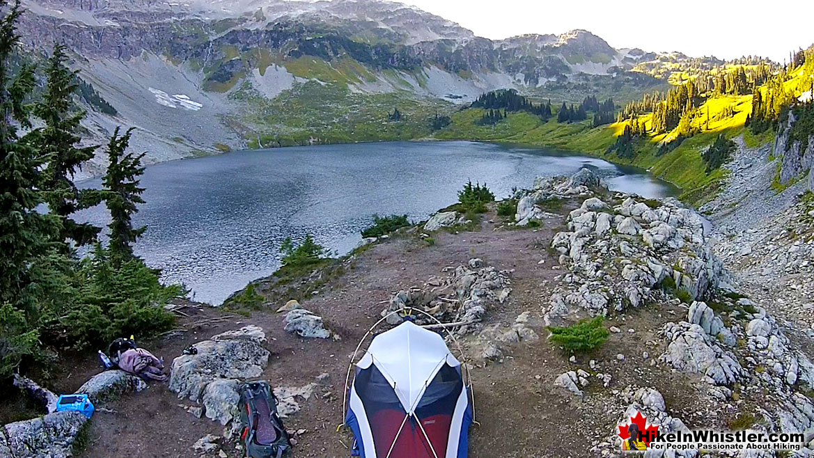 Cirque Lake Aerial View