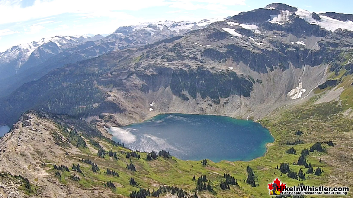 Cirque Lake Aerial View