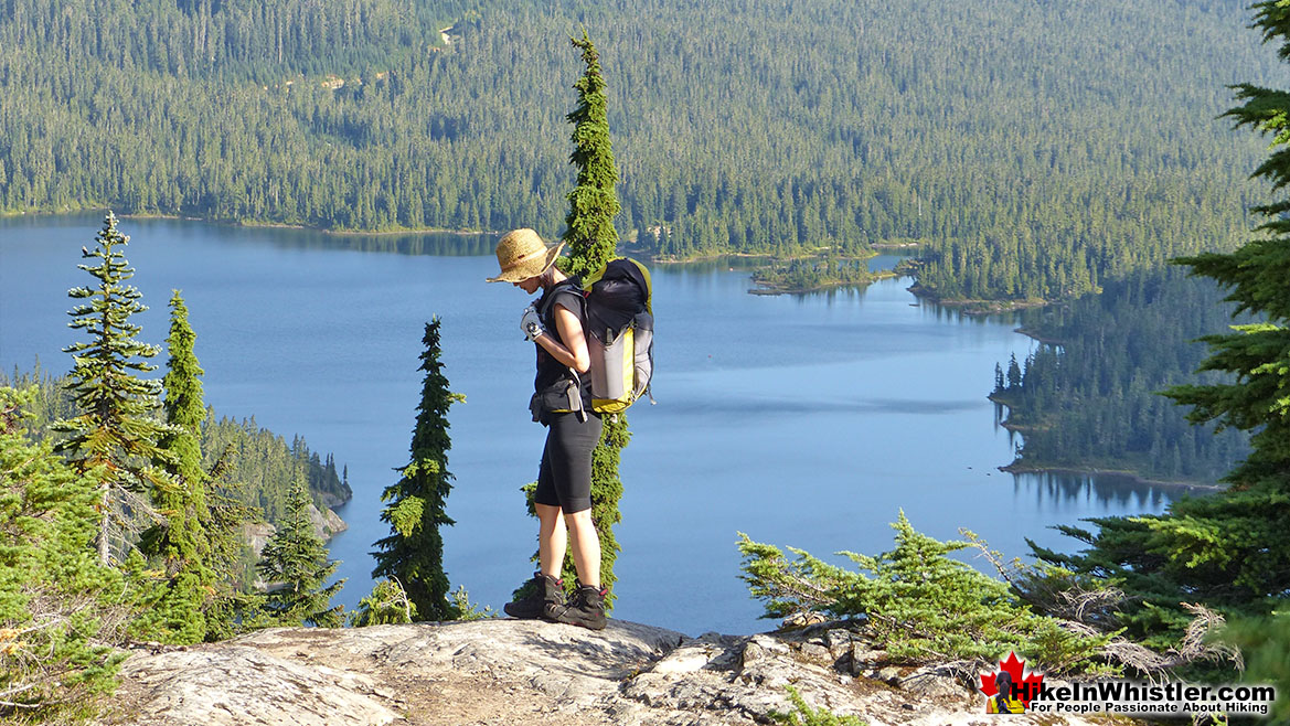 Cirque Lake Trail View of Callaghan Lake