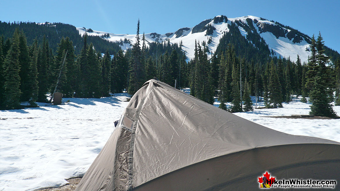 Helm Creek Tent View