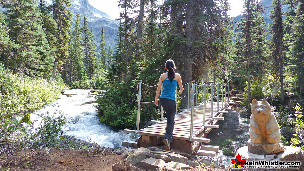 Joffre Creek Crossing on the Joffre Lakes Trail