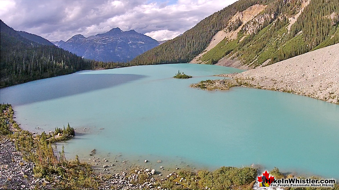 Joffre Lakes Aerial View 33
