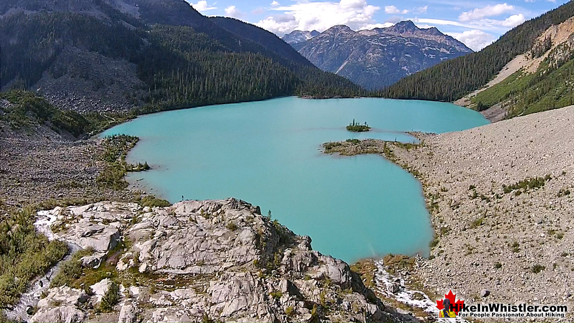 Joffre Lakes Aerial View 40