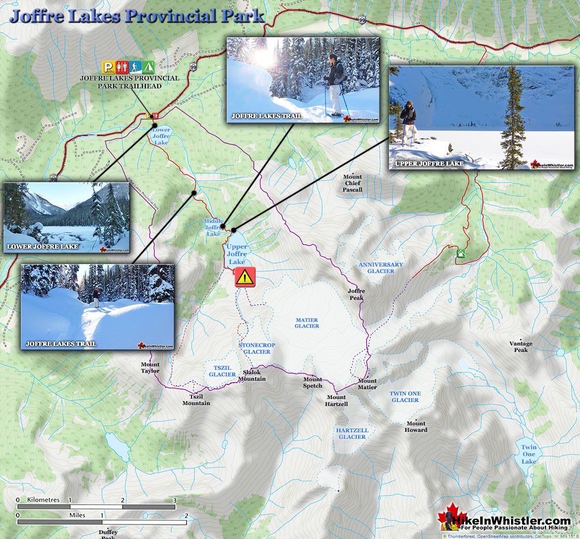 Joffre Lakes Snowshoe Map v4a