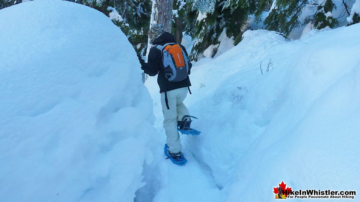 Joffre Lakes Snowshoeing