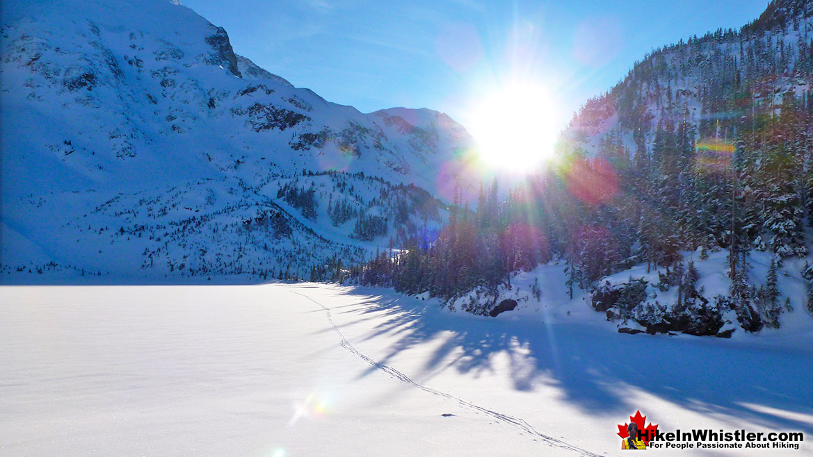 Joffre Lakes Snowshoeing