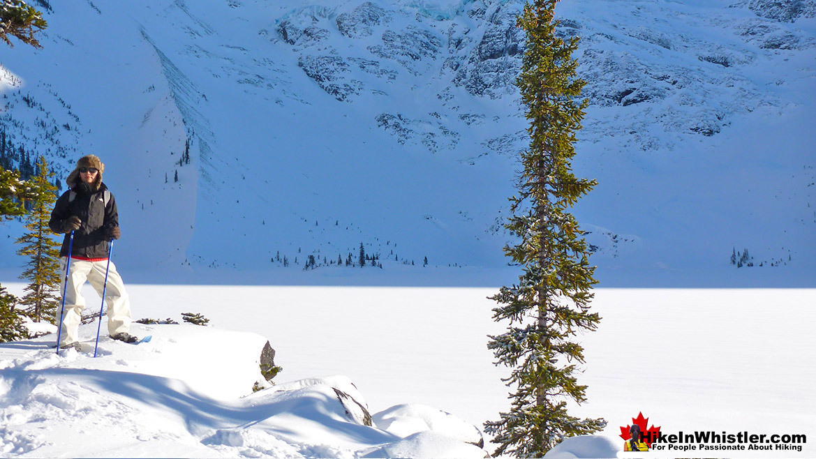 Joffre Lakes Snowshoeing