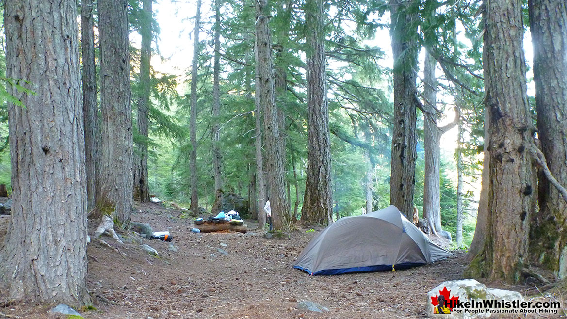 Campsite Tent at Keyhole Hot Springs