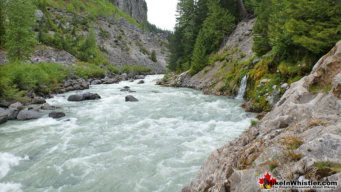 Keyhole Hot Springs View of Upper Lillooet River