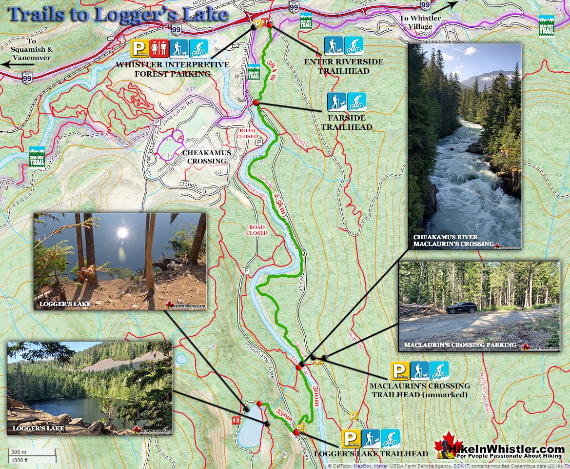 Trails to Logger's Lake Map v4a