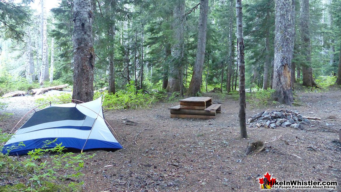 Madeley Lake Campsite - Hike in Whistler