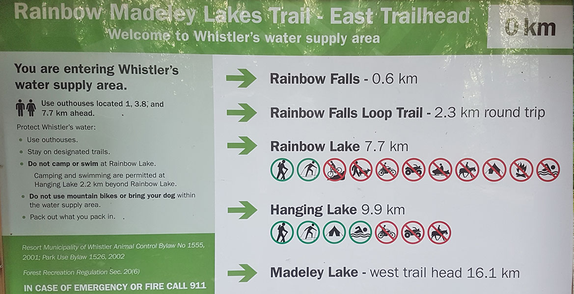 Rainbow Madeley East Trailhead