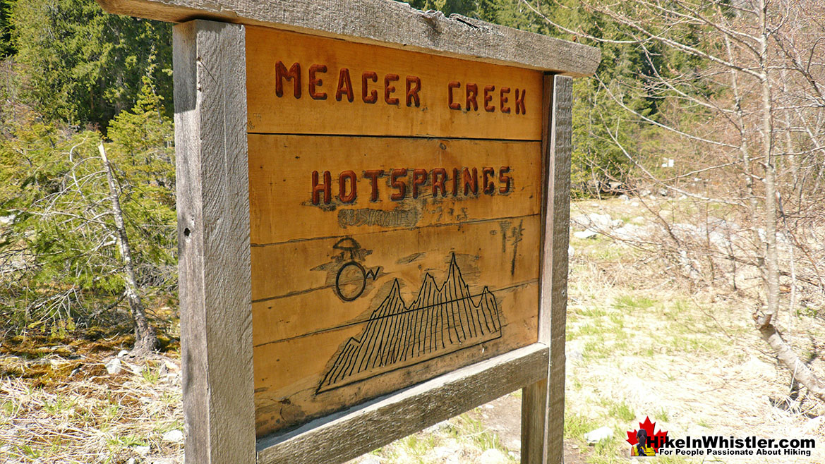 Meager Creek Hot Springs Old Sign