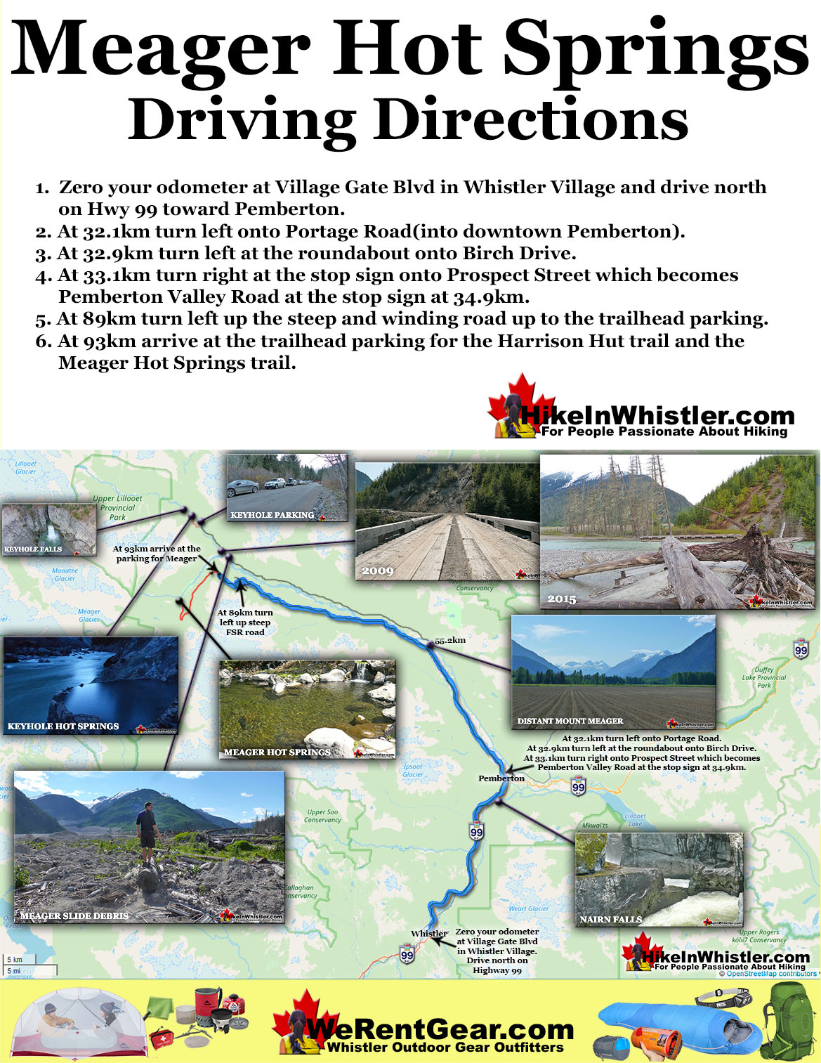 Meager Hot Springs Directions Map v2