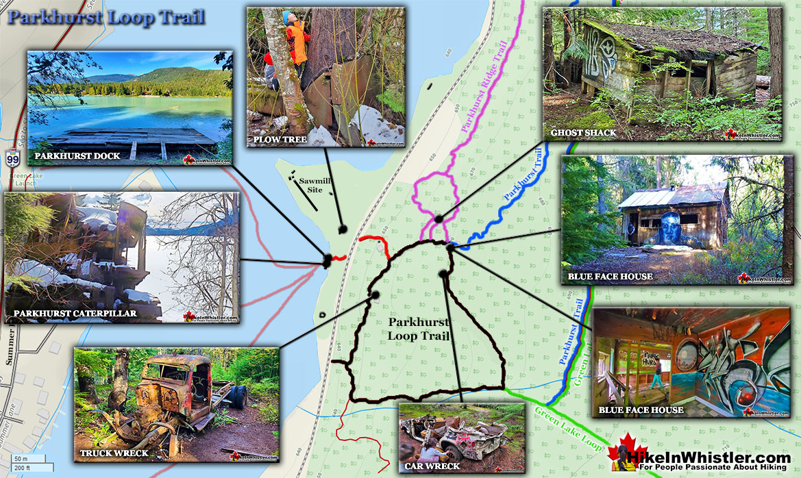 Parkhurst Loop Trail Map v3