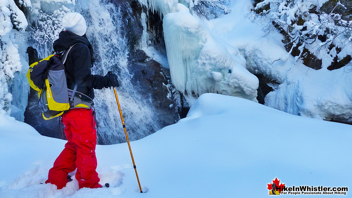 Rainbow Falls Snowshoeing