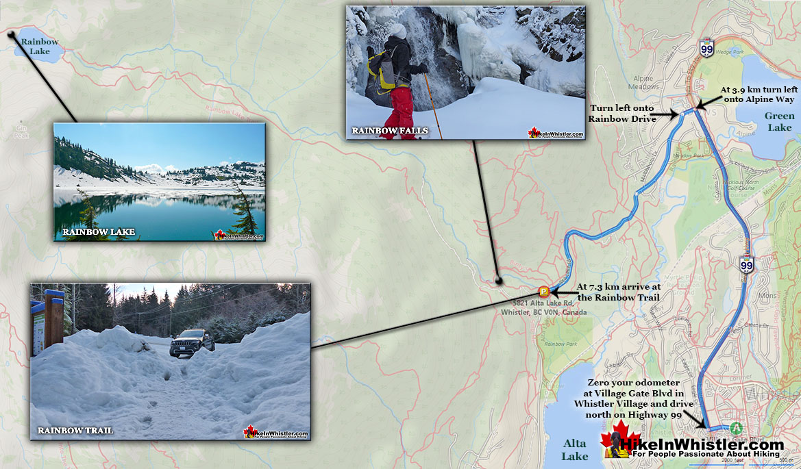 Rainbow Trail Directions Map v4