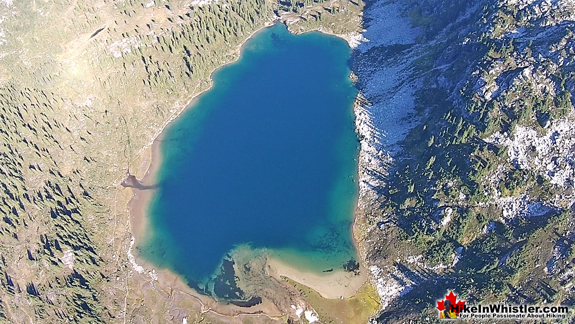 Rainbow Lake Aerial View