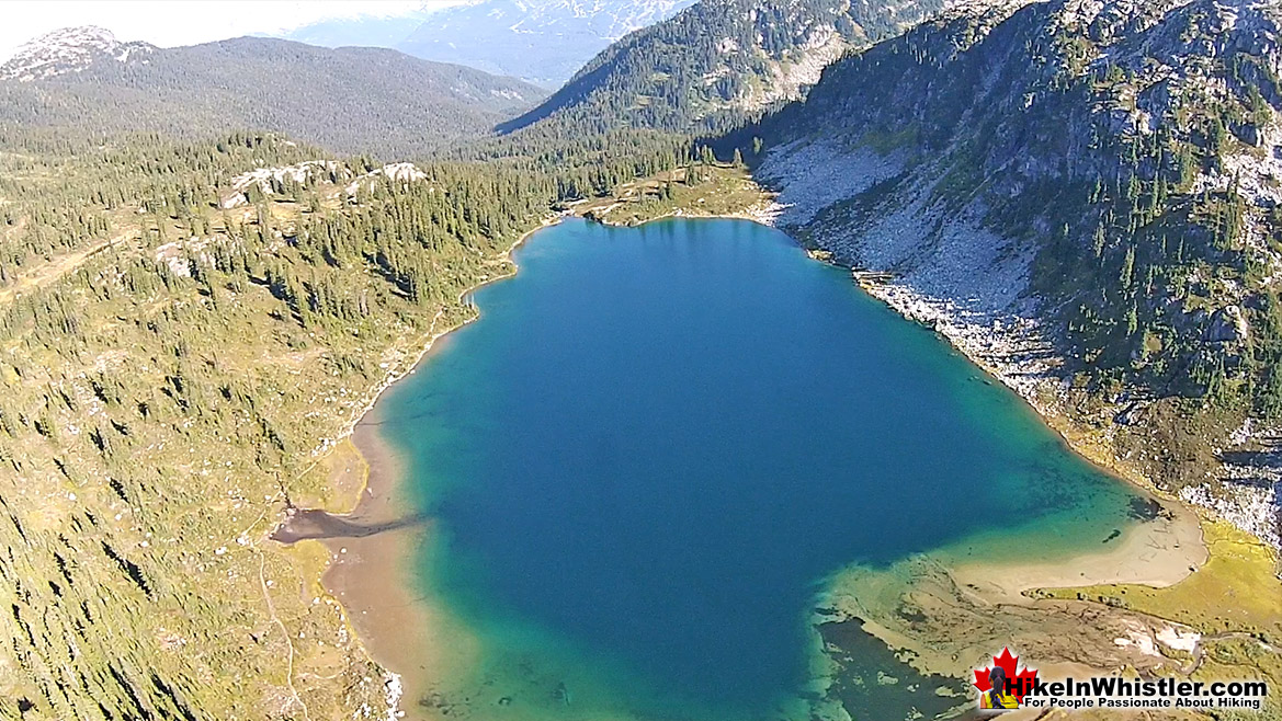 Rainbow Lake Aerial View