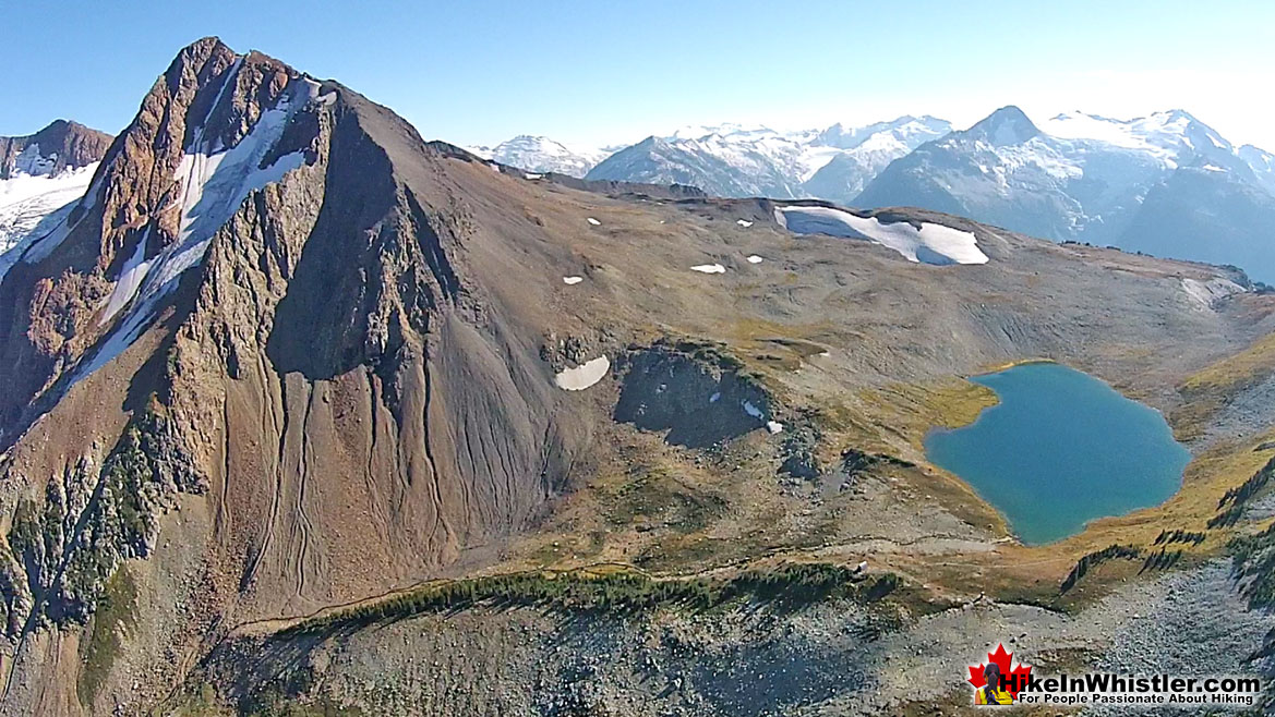 The Fissile and Russet Lake Aerial View