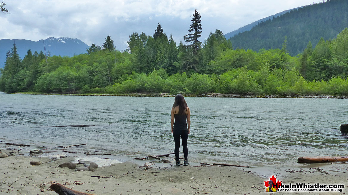 Lillooet River at Skookumchuck Hot Springs