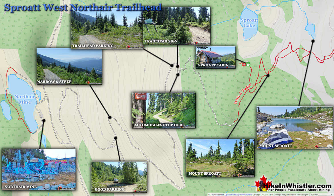 Sproatt West Trailhead Map v6