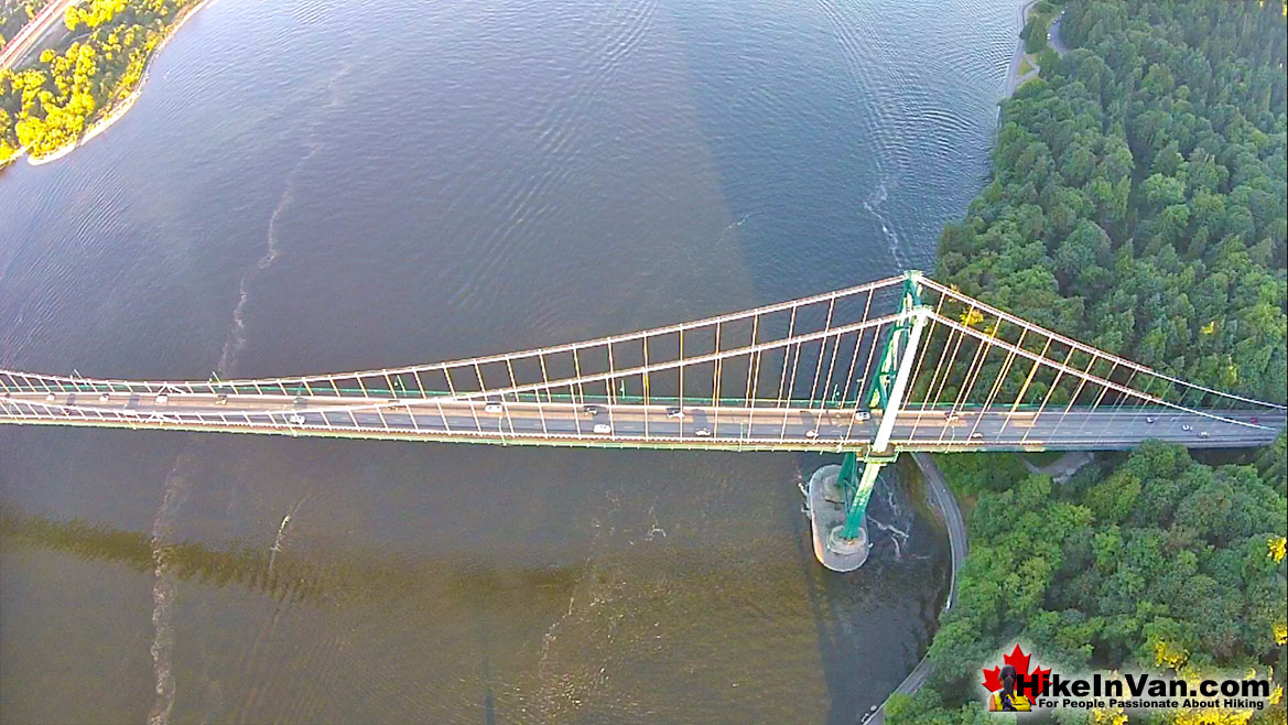 Lions Gate Bridge Aerial View