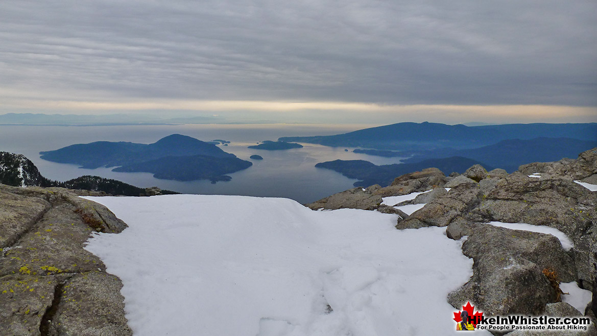 The Lions Summit View of Howe Sound