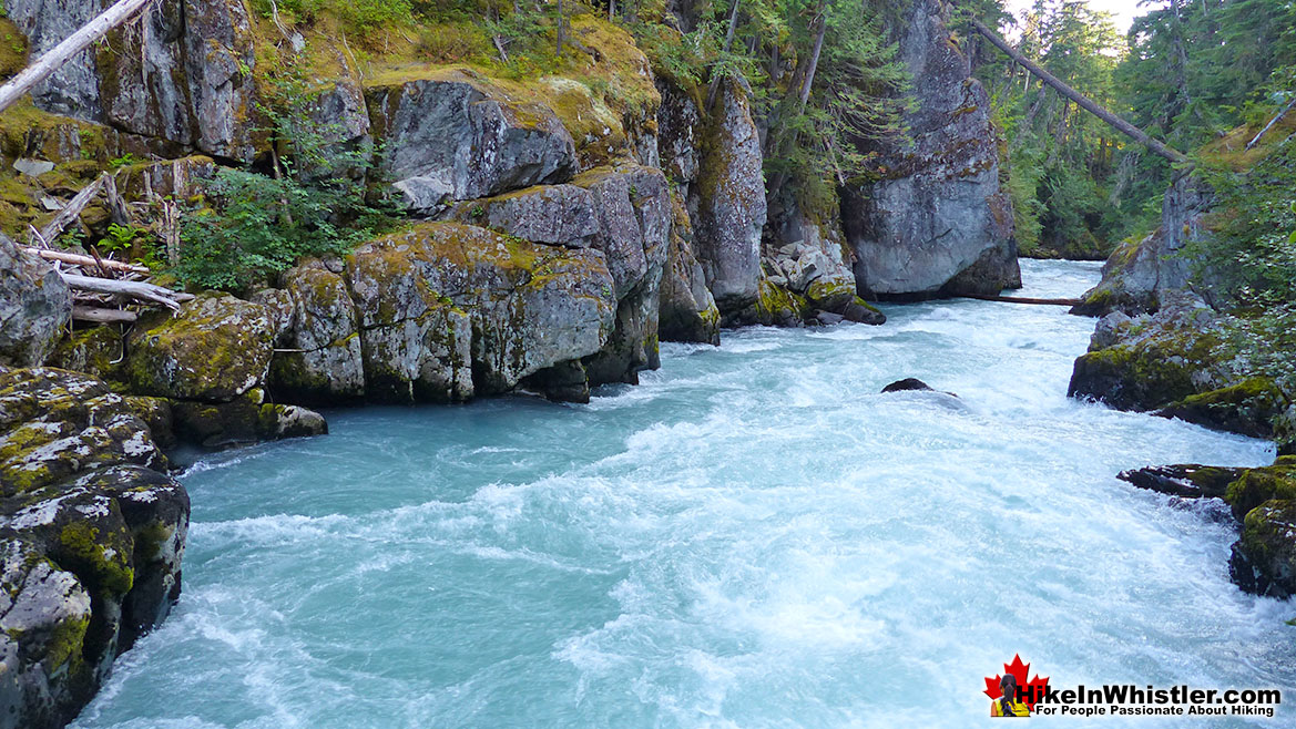 Cheakamus River at Whistler Train Wreck