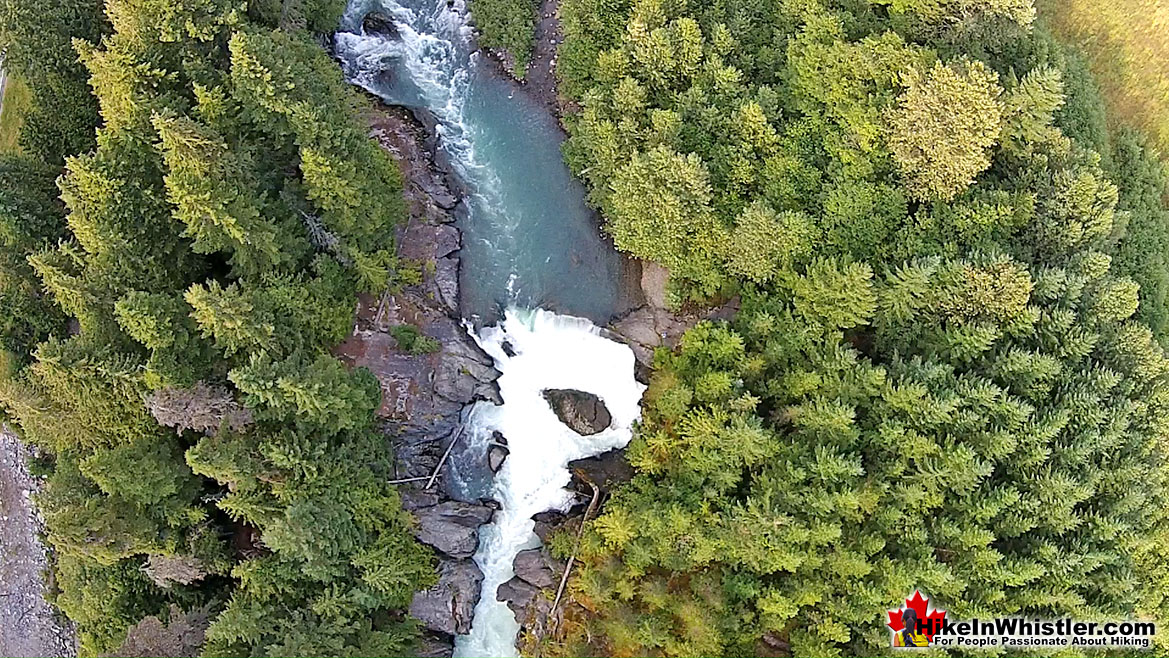 Train Wreck Falls Aerial View