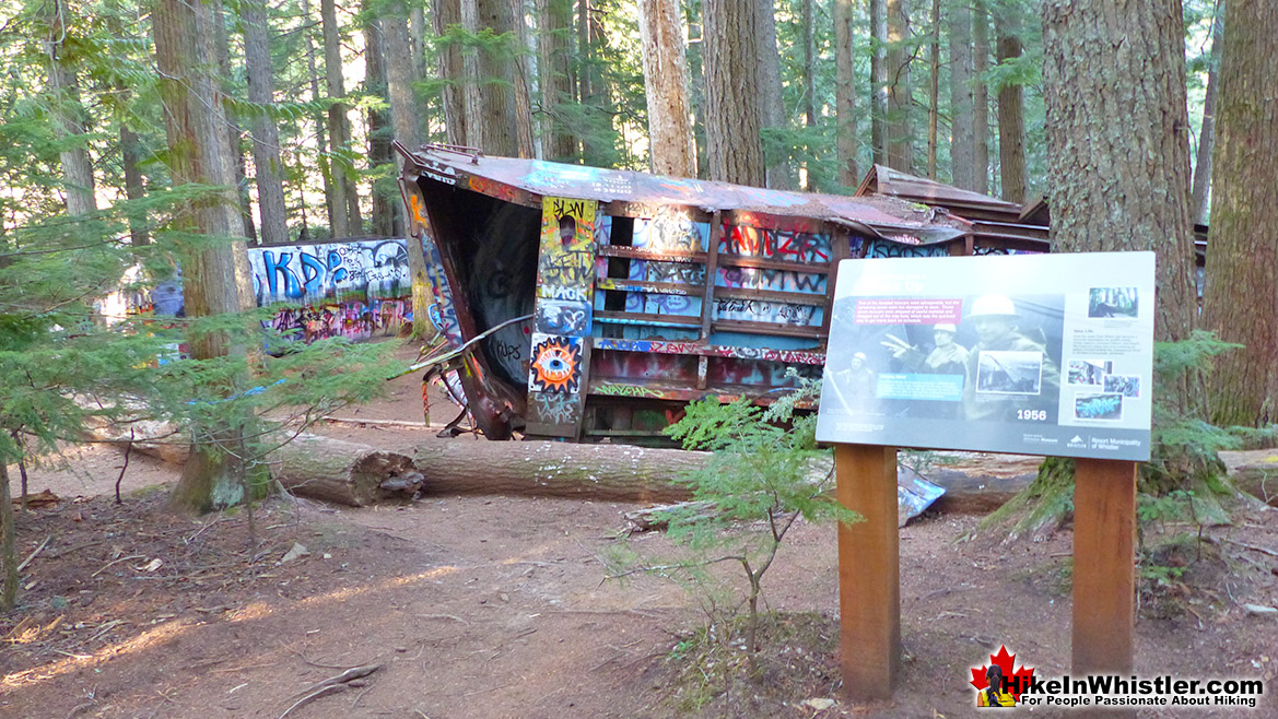 Whistler Train Wreck History Sign