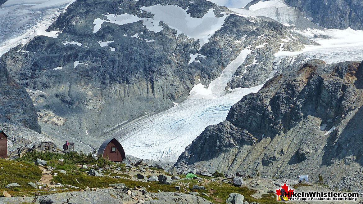 Wedge Hut and Wedge Glacier