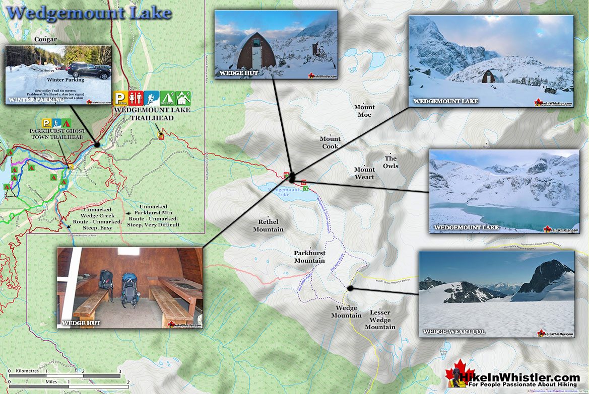 Wedgemount Lake Snowshoe Map v15a