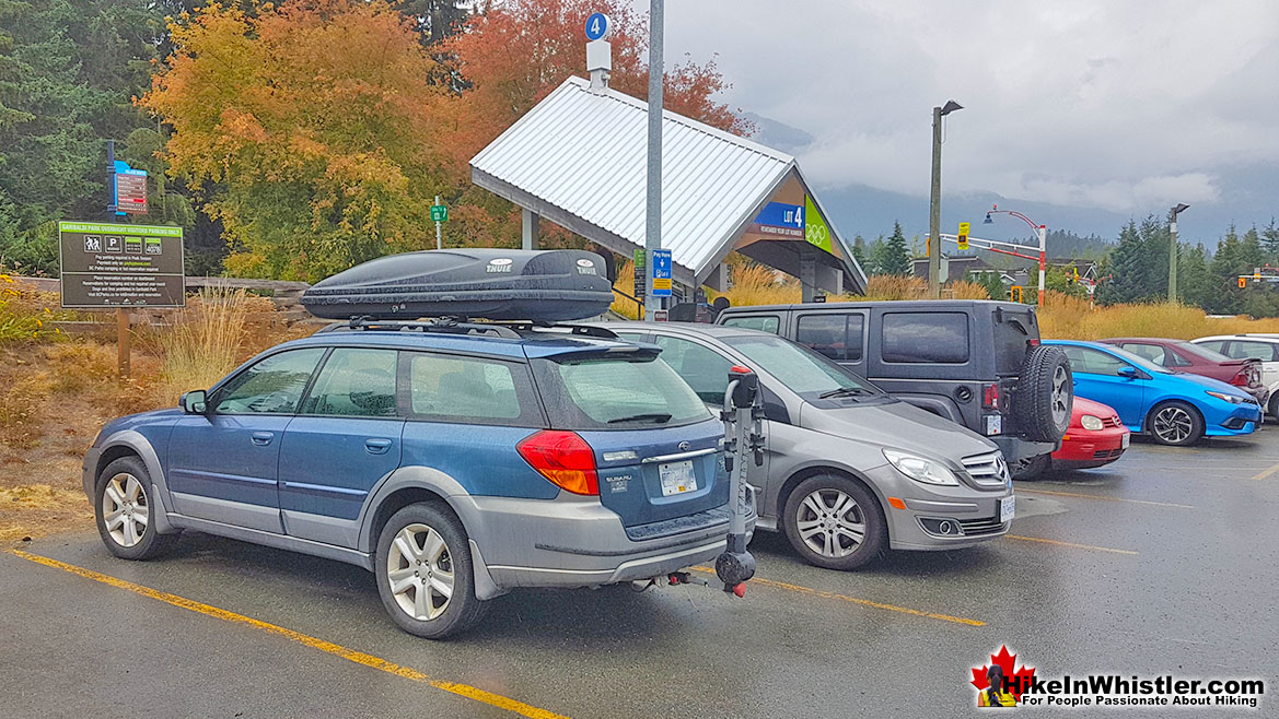 Lot 4 Parking for Garibaldi Park, Russet Lake, Singing Pass in Whistler