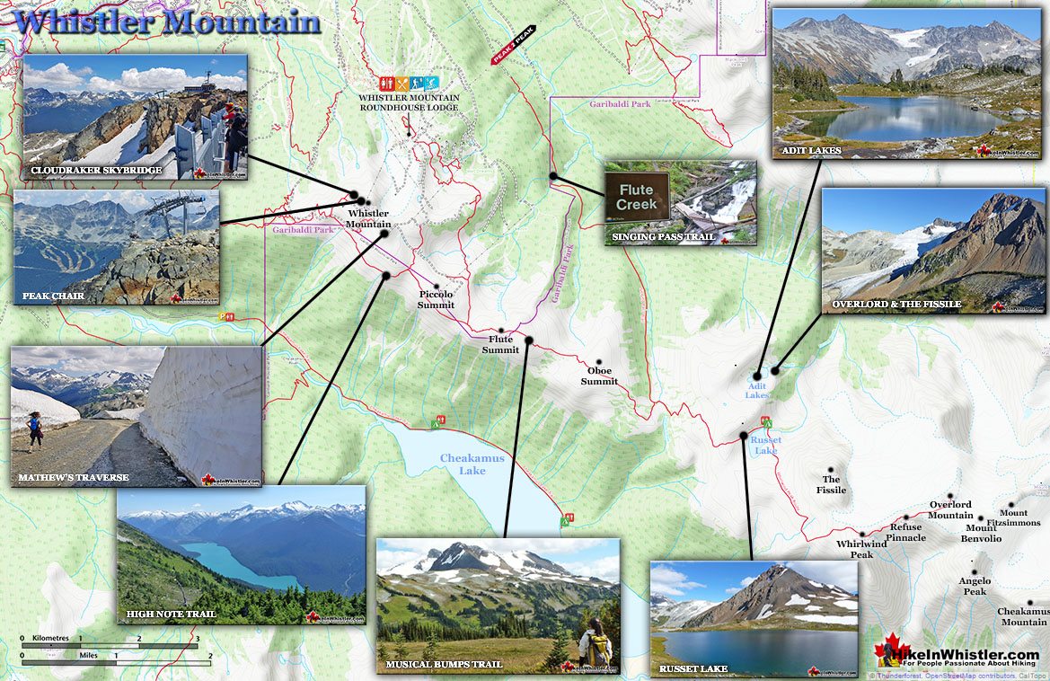 Whistler Mountain Russet Lake Map v20a